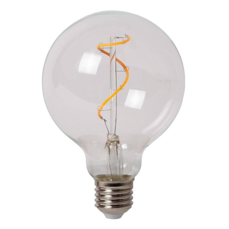 Lucide BULB LOW VOLTAGE - Filament bulb - Ø 9,5 cm - LED Dim. - E27 - 1x1,5W 2700K - Transparant